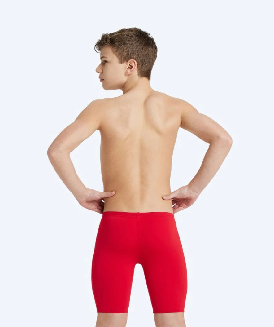 Arena team swim jammers til drenge, rød