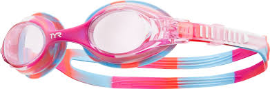 TYR - Swimple Tie Dye - Dykkerbriller - børn Pink/Blå