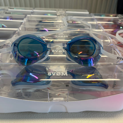 SVØM - Svømmebriller - Chrome blue