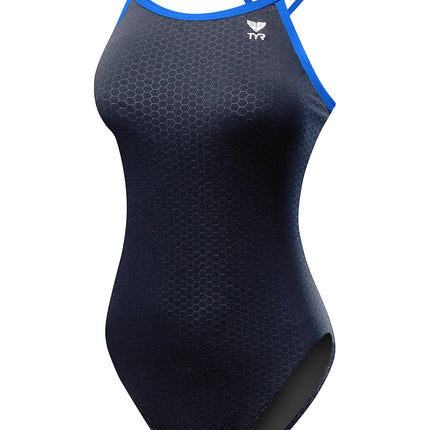 TYR Durafast Diamondfit  Badedragt - Hexa - Sort/Blå