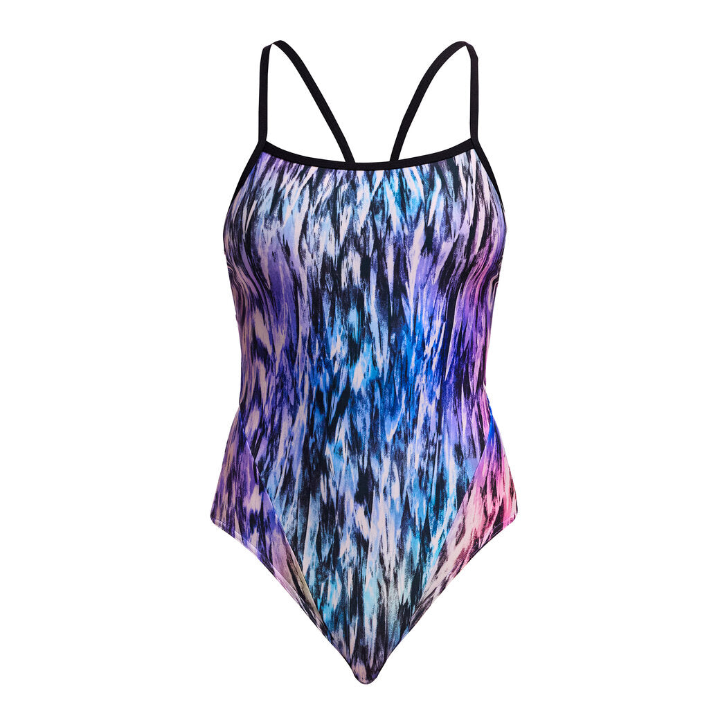 Funkita Fly Dye – Single Strap Badedragt til Kvinder