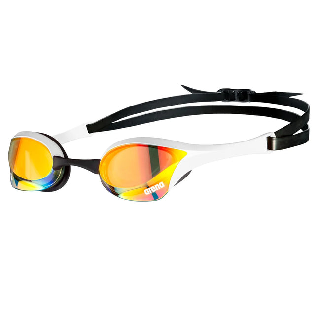 Arena Cobra ultra swipe mirror - Hvid/gul