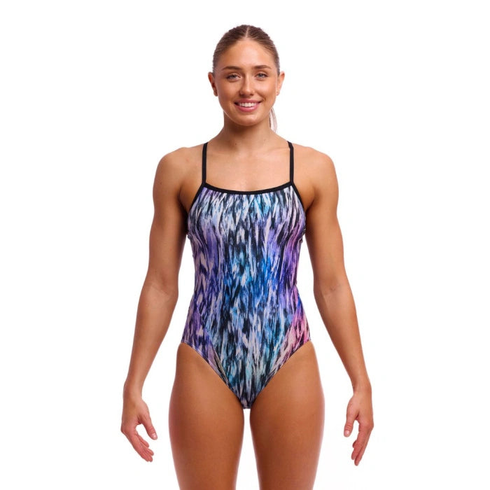 Funkita Fly Dye – Single Strap Badedragt til Kvinder