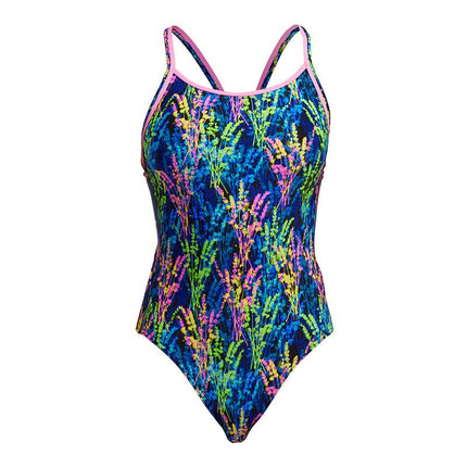 Funkita Midnight Meadow - Diamond back badedragt til kvinder